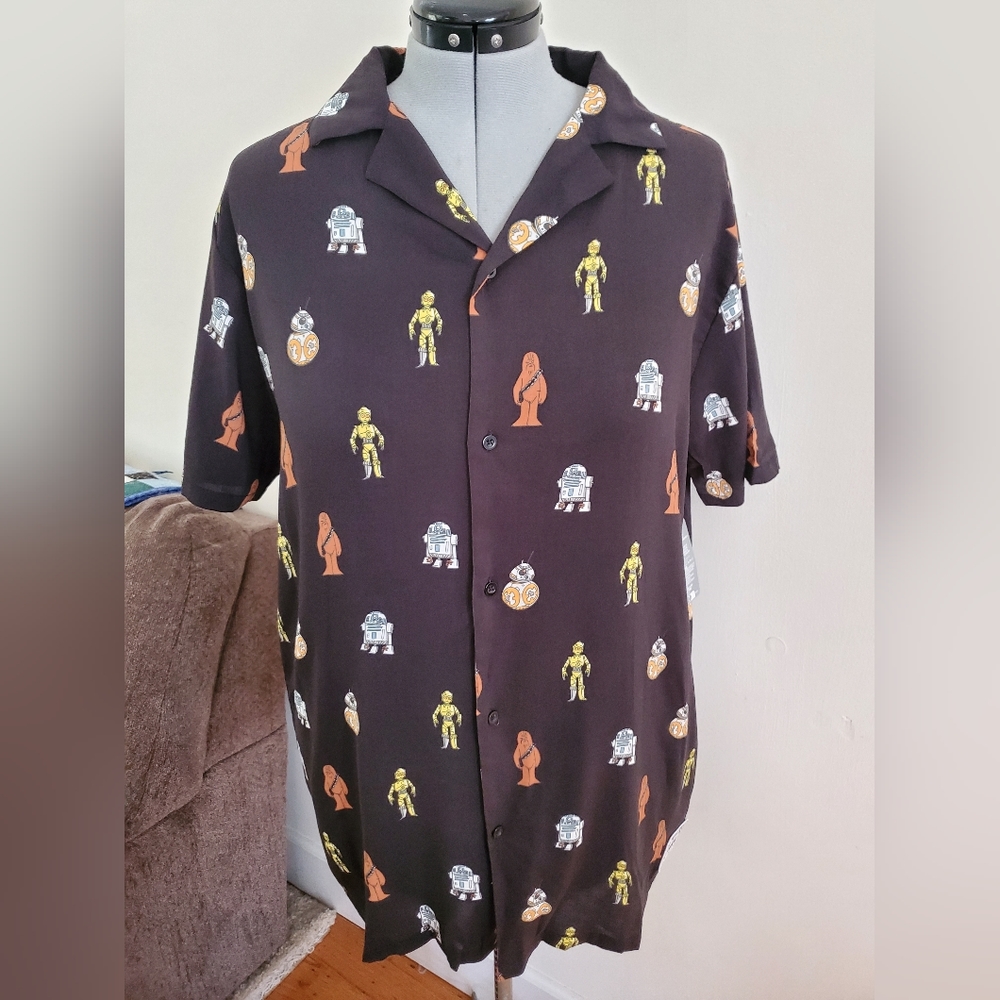 Disney Parks Star Wars Button Up